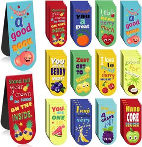 Personalized Customization Magnetic Bookmarks Cute Fruit Design for Kids