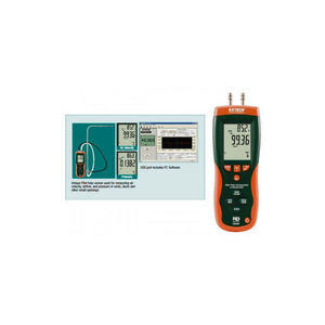 Nouvel anémomètre à tube de Pitot + manomètre différentiel HD350 de la marque NEW-EXTECH - Product Image 6