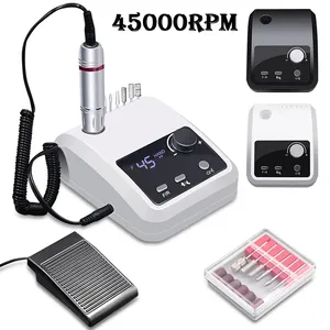 Taladro Eléctrico para Uñas de 45000 RPM, Lima Eléctrica con Pantalla HD, Lápiz de Manicura Metálico, Lijadora Profesional para Uñas - Product Image 1