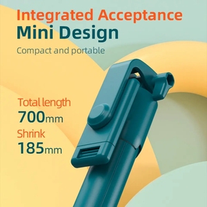 Telefon tripodu uzaktan kumanda ile teleskopik kablosuz <span class=keywords><strong>Bluetooth</strong></span> evrensel R1S teleskopik Selfie sopa - Product Image 6