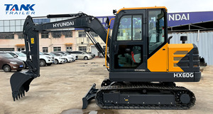 <span class=keywords><strong>Mini</strong></span>-excavatrice sur chenilles HX60G de 6 tonnes, fabrication directe d'usine, godet de 0,23 m3, petite <span class=keywords><strong>pelle</strong></span> pour la construction - Product Image 4