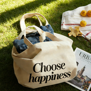 Customized Color Logo Cotton Cloth Oversized Recycled Cotton <strong>Canvas</strong> Shopping Bags Print <strong>Tote</strong> Grocery <strong>Canvas</strong> <strong>Totes</strong> - Product Image 4