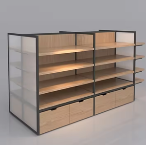 Estantes de exhibición de acrílico ajustables de alta resistencia con 3 niveles perforados para montaje en techo, para centros comerciales/supermercados, de varios niveles y doble cara - Product Image 4