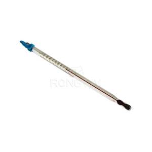 Termômetro de Mercúrio RONGTAI para Laboratório, Fábrica da China RT040, Termômetros de Espírito Amarelo 10-110 - Product Image 3