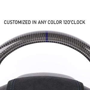 Customized for Ford <strong>Focus</strong> <strong>MK2</strong> ST <strong>RS</strong> 2008 2009 2010 2011 2012 2014 Texture/Forge Sport Carbon Fiber Steering Wheel - Product Image 6