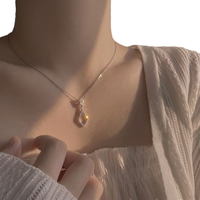 Collier pendentif cerf-volant en argent sterling 925 QX OEM avec pavé de zircone cubique, plaqué or rose 14K 18K et rhodium, taille personnalisée, gravure laser, bijoux