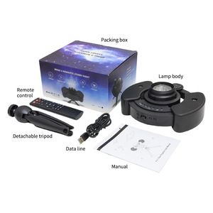 Projecteur led produisant l'image d'un ciel étoilé, technologie cob, luminaire décoratif d'intérieur, idéal pour une chambre à coucher, ou comme cadeau d'anniversaire - Product Image 5