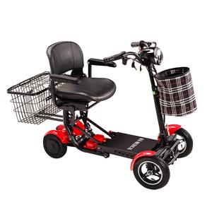 Scooter électrique pliable de nouvelle conception <span class=keywords><strong>2022</strong></span>, scooter électrique facile à conduire pour personnes âgées, quatre roues - Product Image 5