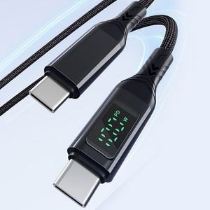 Cable USB Tipo C de Alta Calidad con Pantalla LED, Carga Rápida de 120W, 1M 2M, Cable de Datos para Teléfono Móvil Xiaomi - Product Image 3