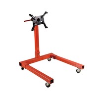 Cric de levage 1250LBS Portable Support de réparation de moteur de rotation facile et pratique Support de moteur
