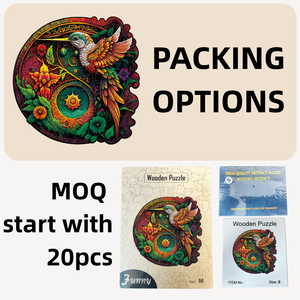 Di alta qualità A3 3MM <span class=keywords><strong>Puzzle</strong></span> in legno Basswood artigianale <span class=keywords><strong>Puzzle</strong></span> animale <span class=keywords><strong>Puzzle</strong></span> per espositore da collezione - Product Image 3