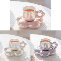 Madou – tasse de thé décorative en céramique royale avec poignée en forme de fleur, nouveau produit
