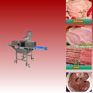 Machine à découper la viande sur convoyeur automatique, machine à trancher la viande fraîche automatique pour boucher et supermarché - Product Image 6