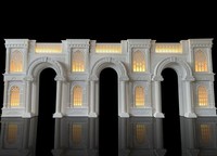 Château de Scène Lumineux sur Mesure pour Décoration de Mariage