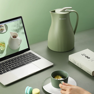 Tomic Thermos <b>Flask</b> <b>Large</b> Capacity Insulated Water Jug With Glass Inner Liner For Office And Daily Use - Product Image 4