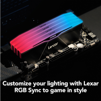 Mémoire de bureau authentique Lexar ARES RGB 2e génération DDR5 6000MT/S Udimm 16 Go 24 Go compatible Intel AMD pour mise à niveau de PC