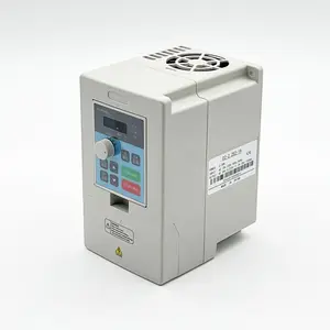 D2 Frequency Inverter 2.2KW VFD Single Phase 220V To 3 Phase 220V Variable Speed Drive