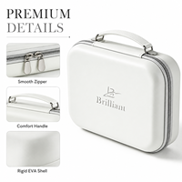 Étui de transport rigide en EVA personnalisé avec fermeture éclair et insert en mousse, boîte de rangement étanche pour câbles, chargeurs et petits appareils