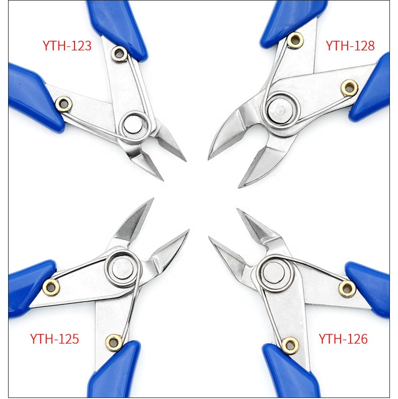 YTH utensile manuale pinze diagonali in acciaio inossidabile tagliafili tagliacavi elettronico