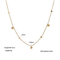 Collier minimaliste en acier inoxydable avec breloques étoiles et sequins fins, bracelet de cheville, bijoux délicats étoilés pour femme, ensemble TGXL14282