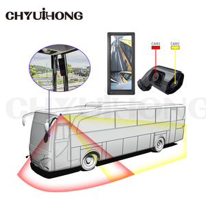 Doppel kameras Split Screen Electronics Rückspiegel Nachtsicht AHD Kamera Monitor System mit eingebautem <span class=keywords><strong>DVR</strong></span> - Product Image 2