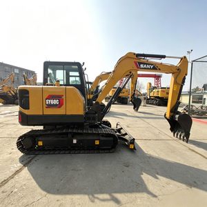 Meilleur prix, fourniture d'usine, SANY SY60C, mini-excavatrice sur chenilles de 6 tonnes, design compact, haute efficacité, équipement de construction fiable - Product Image 2