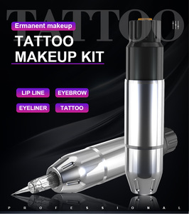 Kit de Máquina de Tatuaje Inalámbrica en Oferta para Cejas y Labios, Microblading con Pluma Rotatoria de Aluminio Aeronáutico, Juego Completo - Product Image 3
