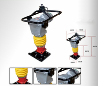 Machine de compacteur de sol électrique RM80D, rammer à vibrations vibratoires