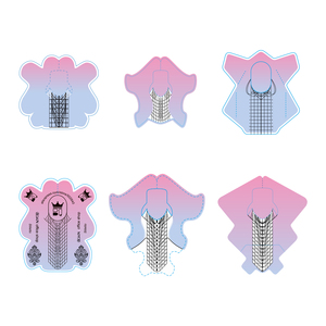 Bqan Thiết Kế Mới <span class=keywords><strong>30</strong></span>/50/300/500Pcs Màu Hồng Màu Xanh Gradient Nhôm Móng Tay Hình Thức Cho Acrylic Móng Tay Nghệ Thuật Mở Rộng Với Chất Kết Dính Mạnh Mẽ - Product Image 1