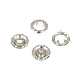 Custom Ring 9.5mm Prong <b>Press</b> <b>Button</b> Metal Pearl Prong Snap <b>Button</b> Five Claw <b>Button</b> - Product Image 3