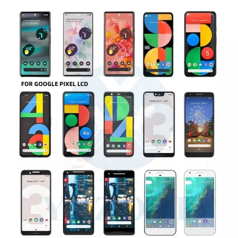 Google piksel 4A için telefon ekran dokunmatik ekran Lcd için Google piksel Xl 2 2Xl 3 3Xl 3A 3xl4 4Xl 4A 5G 5 Pantalla