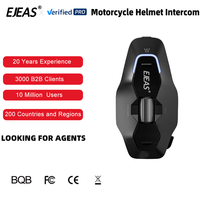 Casque Bluetooth sans fil stéréo pour moto, interphone pour casque de moto, communication pour moto et utilisation en extérieur