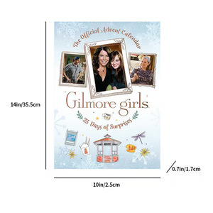 ปฏิทินนับถอยหลังอย่างเป็นทางการของ Gilmore Girls แบบกำหนดเองได้ 25 วันแห่งความประหลาดใจ บัตรของขวัญคริสต์มาสแบบกระดาษ - Product Image 3