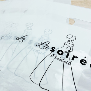 Bolsa de Compras Ecológica con Logotipo Personalizado del Fabricante, Bolsa de Plástico Portátil con Asa para Llevar Comida - Product Image 4