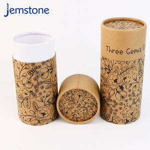 Tube d'emballage cylindrique en carton kraft de qualité supérieure, écologique, de qualité alimentaire, pour thé en vrac et herbes, tube en papier personnalisé de luxe - Product Image 5