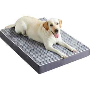 Coussin orthopédique pour chien, lit pour chiot, rectangle confortable en mousse, sur mesure - Product Image 1
