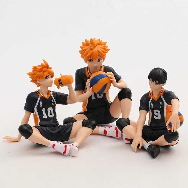 Haikyuu!! Anime Figur – Hinata Shoyo & Kageyama Tobio PVC Sammlerfigur Zum Hinsetzen