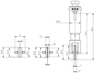 Outil de rainurage CTT pour machine de découpe CNC à couteau oscillant, rouleau de rainurage et de pressage pour carton ondulé et boîtes en carton