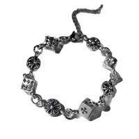 Bracelet de mode en dés, bracelet croix, bijoux de couple, accessoire vintage, personnalisation OEM, usine