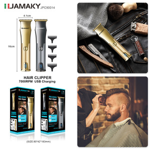 Cortadora de pelo JAMAKY 7000Rpm con carga USB, cuerpo metálico, longitudes ajustables para hombres - Product Image 1