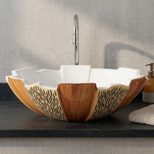 Vasque de comptoir ronde moderne en céramique noir mat à poser sur meuble pour hôpitaux et chambres à coucher, certifiée CUPC - Product Image 3
