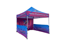 Fabricant de tentes extérieures pliantes 10X20 personnalisées avec logo pour application intérieure