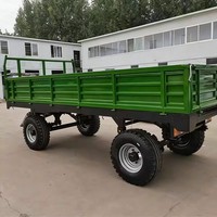 Remorque à benne basculante de haute qualité 7x14 personnalisable pour l'utilisation agricole et le transport de matériaux industriels