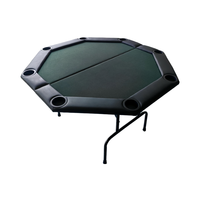 Table de poker octogonale 2 plis table de divertissement fabricants table de poker directe personnalisée