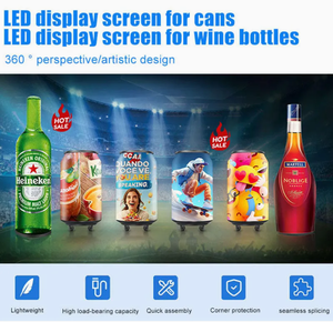 Pantalla LED Curva con Forma de Lata Cilíndrica P1.86 P2 para Publicidad de Bebidas Pepsi, Cerveza y <span class=keywords><strong>Red</strong></span> <span class=keywords><strong>Bull</strong></span> - Product Image 5