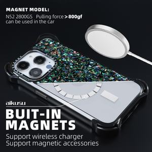 Étui de téléphone personnalisé en TPU transparent mat de luxe avec coque naturelle antichoc de 7,5 m pour iPhone 16 15 14 13 Pro Max - Product Image 2