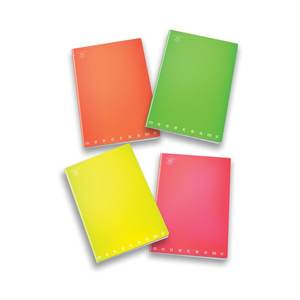 PIGNA - CARNET MONOCHROME FLUORESCENT MAXI 42 FEUILLES A4 4ème 5ème élémentaire ASS. - Product Image 1