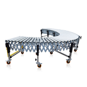 Transportador de Rodillos Telescópico Flexible de Metal Accionado por Gravedad para Cajas y Cartones - Product Image 2