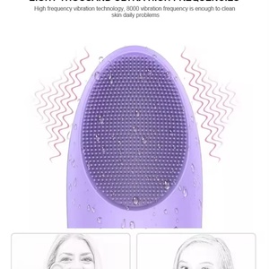 New Arrival Skin Care Device Waterproof Soft Silicone Face Washing Brush Facial Massager Electric Cleansing Brush - Product Image 6