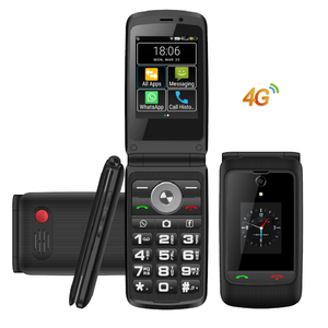 4G kypad keypaid di động LTE màn hình cảm ứng <span class=keywords><strong>Android</strong></span> lật điện thoại thông minh tính năng điện thoại Wifi Hotspot với BT lật Fone <span class=keywords><strong>Android</strong></span> - Product Image 3